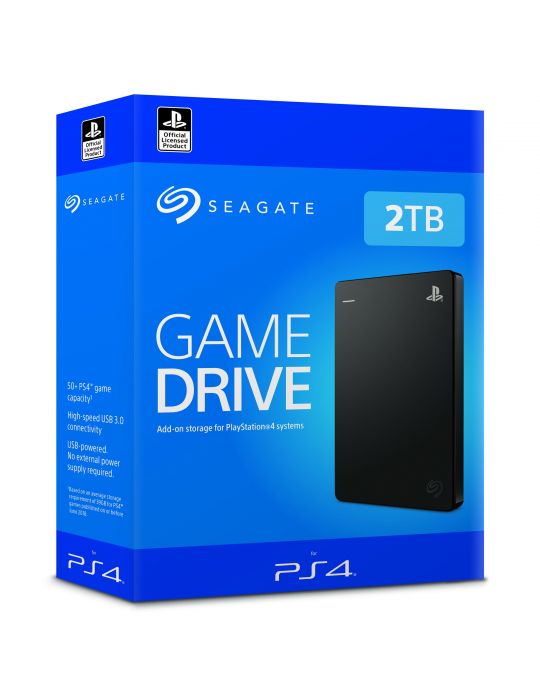 Seagate Game Drive STGD2000200 hard-disk-uri externe 2000 Giga Bites Negru Seagate - 2