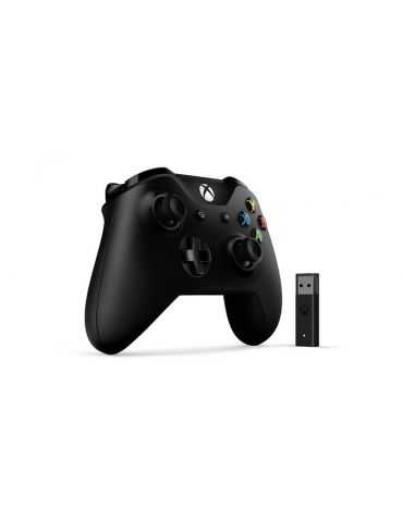 Microsoft Xbox Controller + Wireless Adapter Negru Gamepad PC-ul, Xbox One Microsoft - 2