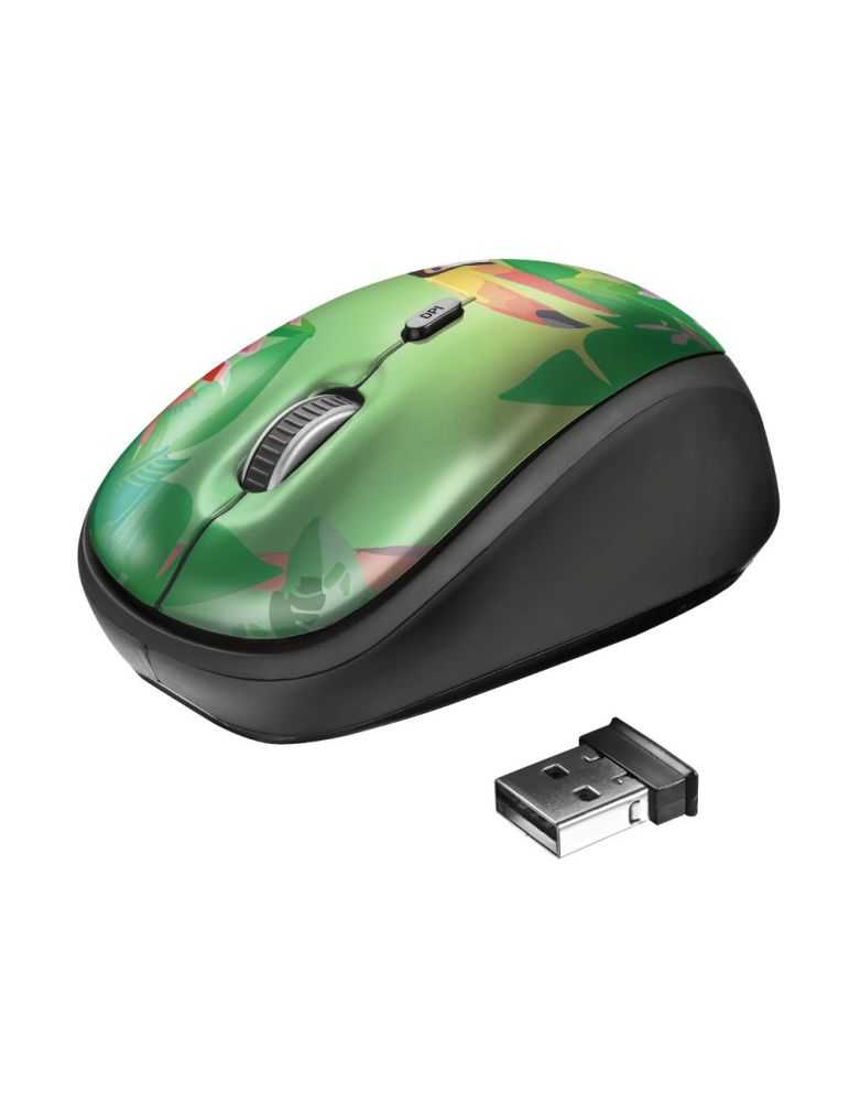 Mouse Optic Trust Yvi, USB Wireless, Toucan