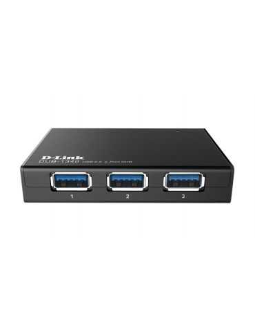D-Link DUB-1340 hub-uri de interfață Negru D-link - 1 - Tik.ro