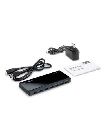 TP-LINK UH700 hub-uri de interfață USB 3.2 Gen 1 (3.1 Gen 1) Micro-B 5000 Mbit/s Negru Tp-link - 3