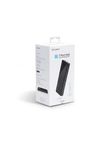 TP-LINK UH720 hub-uri de interfață USB 3.2 Gen 1 (3.1 Gen 1) Micro-B 5000 Mbit/s Negru Tp-link - 4