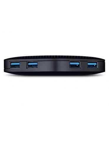TP-LINK UH400 hub-uri de interfață USB 3.2 Gen 1 (3.1 Gen 1) Type-A 5000 Mbit/s Negru Tp-link - 2