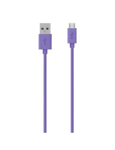 Belkin F2CU012BT2M-PUR cabluri USB 2 m USB 2.0 USB A Micro-USB B Purpuriu Belkin - 1