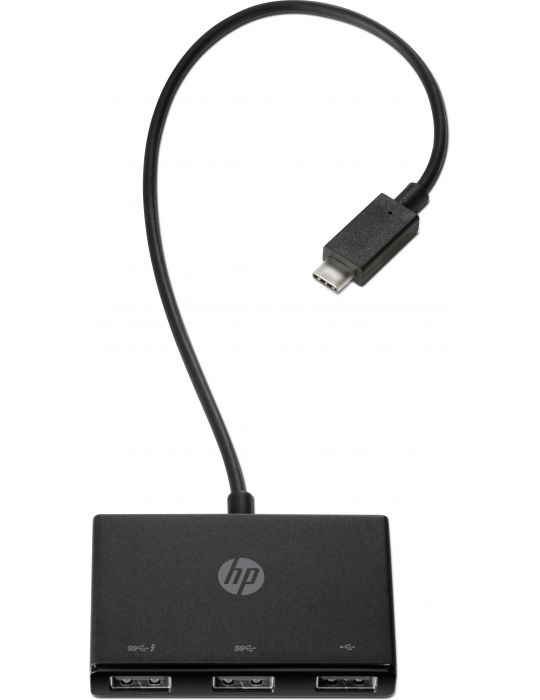 HP Concentrador USB-C a USB-A USB 3.2 Gen 1 (3.1 Gen 1) Type-C Negru Hp - 1
