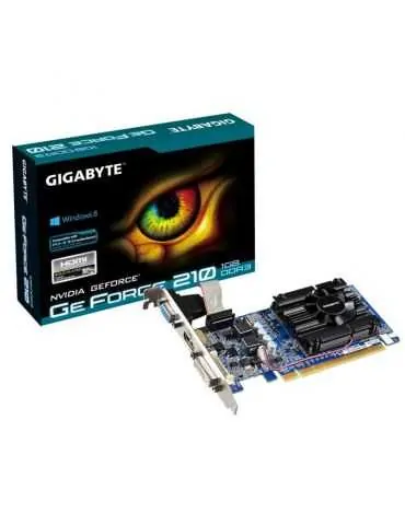 Placa video gigabyte nvidia n210d3-1gi gt210 pci-e 1024mb ddr364bit 520 Gigabyte - 1