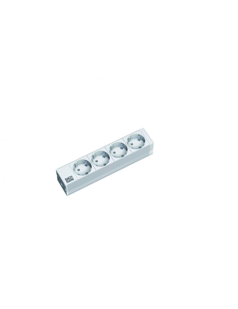 Bachmann prelungitor 10 1he 4xschuko cordon 20m schuko 208mm
