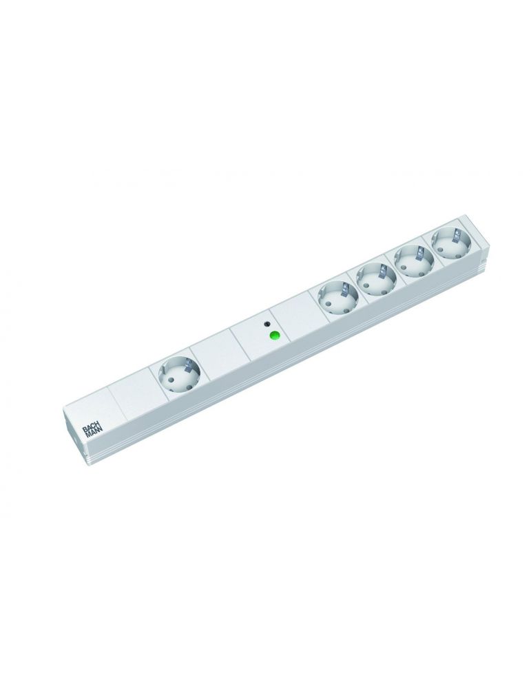 Bachmann prelungitor 19 1he 1+4xschuko m and s cordon 20m