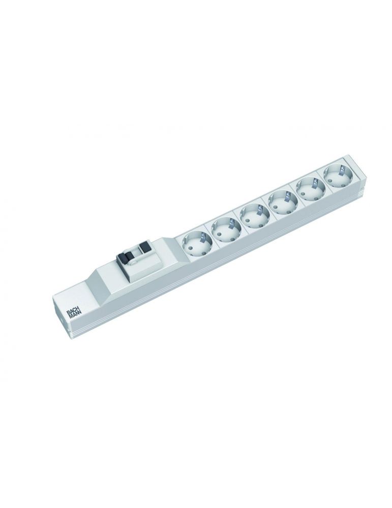 Bachmann prelungitor 19 1he 6xschuko 1xfi cordon 20m schuko