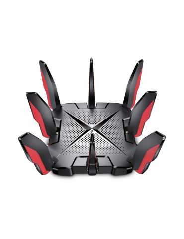 TP-LINK ARCHER GX90 router wireless Gigabit Ethernet Tri-band (2.4 GHz / 5 GHz / 5 GHz) 4G Negru, Roşu Tp-link - 1 - Tik.ro