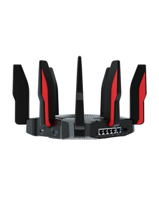 TP-LINK ARCHER GX90 router wireless Gigabit Ethernet Tri-band (2.4 GHz / 5 GHz / 5 GHz) 4G Negru, Roşu Tp-link - 3