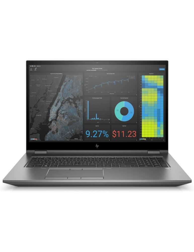 HP ZBook Fury 17 G7 Stație de lucru mobilă 43,9 cm (17.3") 4K Ultra HD Intel Core i7 64 Giga Bites DDR4-SDRAM 2000 Giga Bites
