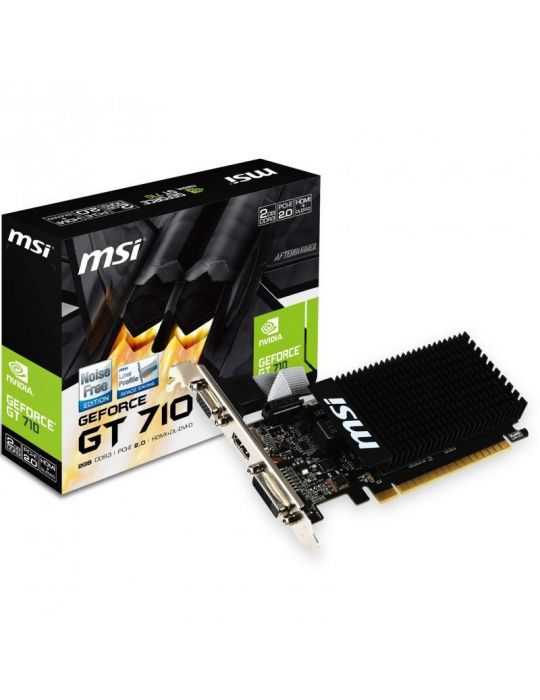 Placa video msi nvidia gt 710 2gd3h lp  gt 710 Msi - 1