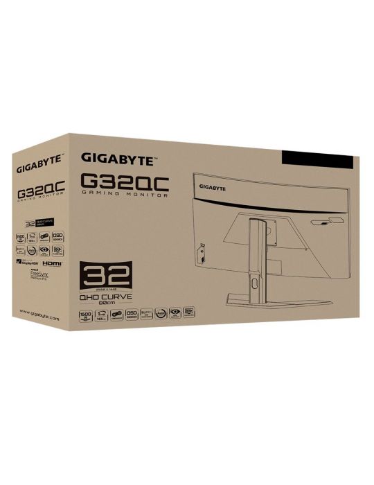 Gigabyte G32QC A 80 cm (31.5") 2560 x 1440 Pixel Quad HD LED Negru Gigabyte - 8
