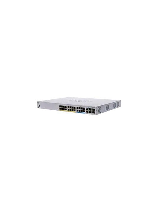 Cisco CBS350 Gestionate L3 Gigabit Ethernet (10/100/1000) Power over Ethernet (PoE) Suport 1U Negru, Gri Cisco - 1