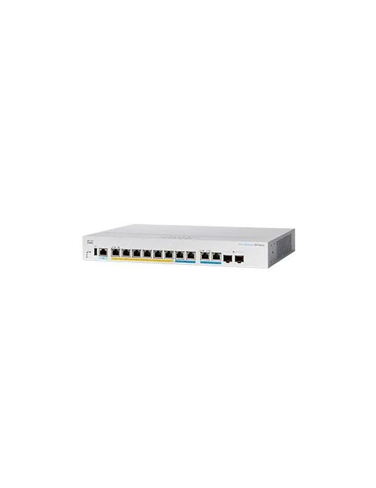 Cisco CBS350 Gestionate L3 2.5G Ethernet (100/1000/2500) Power over Ethernet (PoE) Suport 1U Negru, Gri Cisco - 1