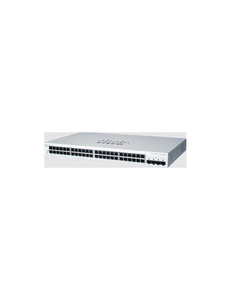 Cisco CBS220-48T-4G Gestionate L2 Gigabit Ethernet (10/100/1000) 1U Alb
