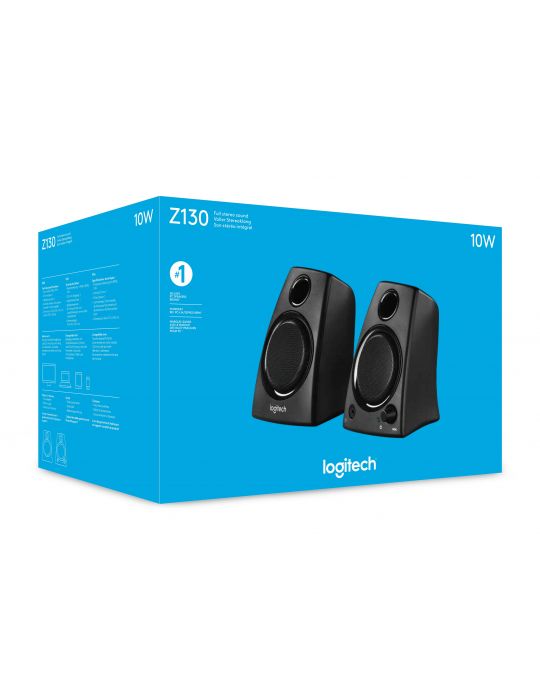 Logitech Speakers Z130 2 căi Negru Prin cablu 5 W Logitech - 7