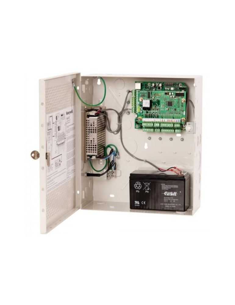 Centrala de acces honeywell netaxs-123 nx1mps suporta 2cititoarepentruosingura usa contine