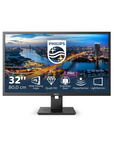 Philips B Line 325B1L/00 monitoare LCD 80 cm (31.5") 2560 x 1440 Pixel 2K Ultra HD Negru Philips - 1 - Tik.ro