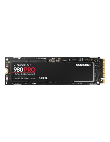 SSD Samsung 980 PRO 500GB, PCI Express 4.0 x4, M.2 2280 Samsung - 1 - Tik.ro