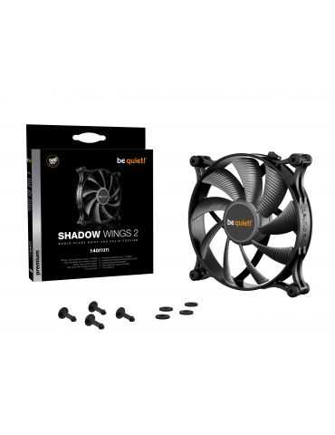 be quiet! BL086 computer cooling system Carcasă calculator Distracţie 14 cm Negru Be quiet! - 5