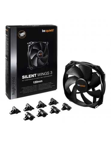 be quiet! SilentWings 3 Carcasă calculator Distracţie 12 cm Negru Be quiet! - 3