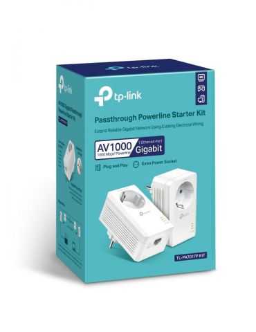 TP-LINK TL-PA7017P KIT adaptor rețea alimentare 1000 Mbit/s Ethernet LAN Alb 2 buc. Tp-link - 6