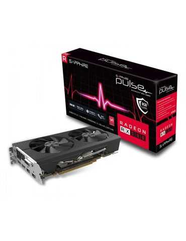 Placa video sapphire 11265-05-20g rx 580 8gb gddr5 pulse radeon2xhdmi Sapphire - 1
