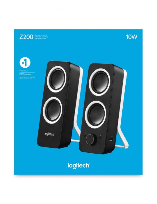 Logitech Z200 Stereo Speakers Negru Prin cablu 10 W Logitech - 4