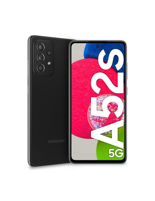 Samsung Galaxy A52s 5G SM-A528BZKDEUE smartphone 16,5 cm (6.5") Dual SIM hibrid Android 11 USB tip-C 6 Giga Bites 128 Giga Samsu