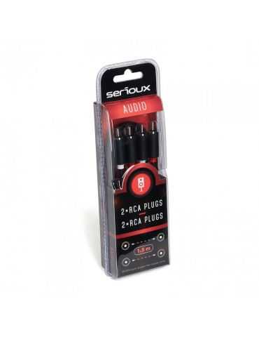 Cablu audio serioux 2 porturi rca tata - 2 porturi Serioux - 1 - Tik.ro