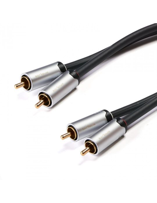 Cablu audio serioux premium gold 2 porturi rca tata - Serioux - 1