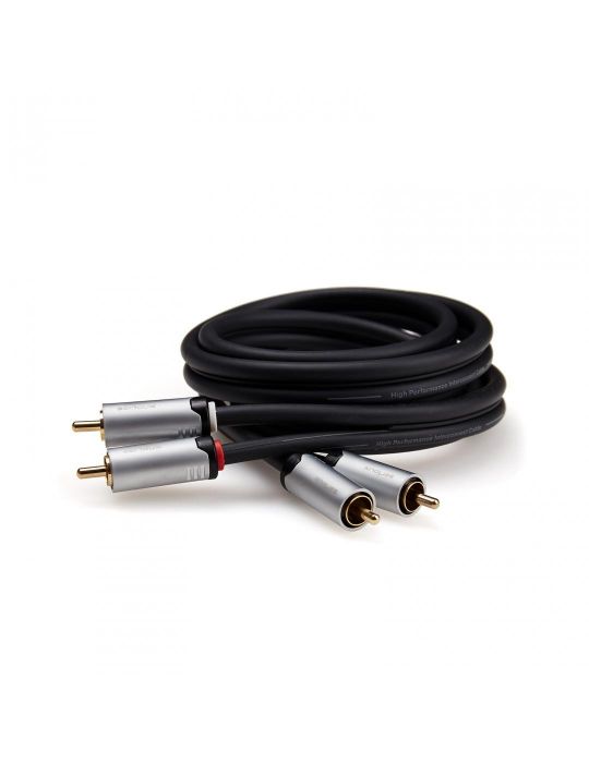 Cablu audio serioux premium gold 2 porturi rca tata - Serioux - 1