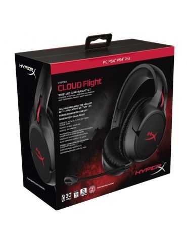 Casti wireless cu microfon kingston gaming hyperx cloud flight compatibile Kingston - 1