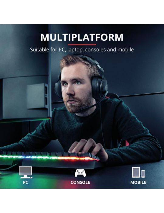 Casti cu microfon trust gxt 433 pylo multiplatform gaming headset Trust - 1