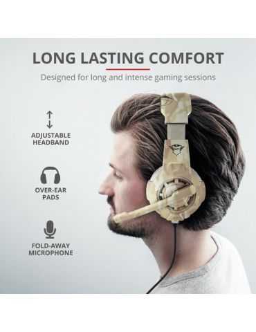 Casti cu microfon trust gxt 310d radius gaming headset - Trust - 1