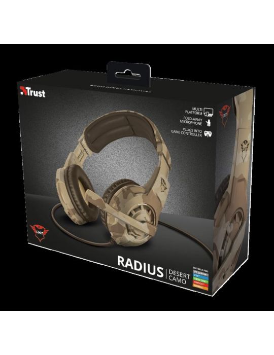 Casti cu microfon trust gxt 310d radius gaming headset - Trust - 1