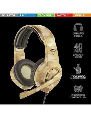 Casti cu microfon trust gxt 310d radius gaming headset - Trust - 1