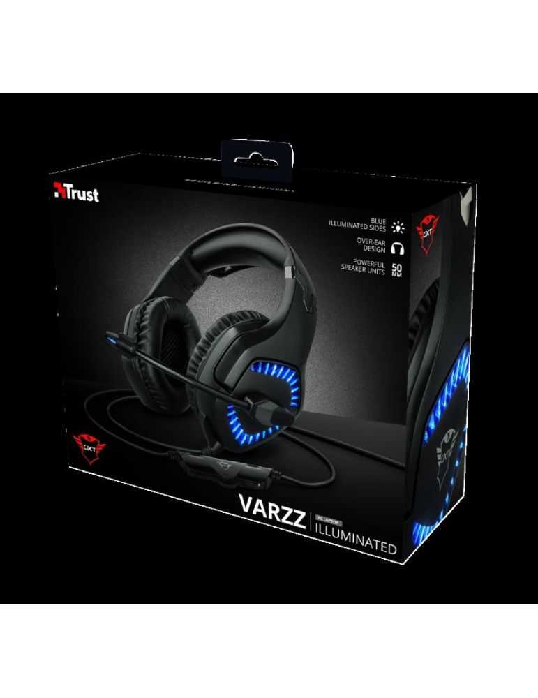 Casti cu microfon trust gxt 460 varzz illuminated gaming headset