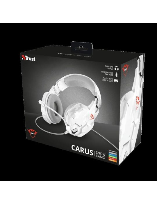 Casti cu microfon trust gxt 322w carus gaming headset - Trust - 1