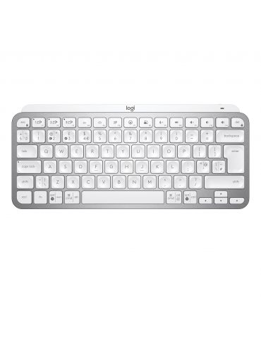Logitech MX Keys Mini Minimalist Wireless Illuminated Keyboard tastaturi RF Wireless + Bluetooth QWERTY Englez Gri Logitech - 1 - Tik.ro