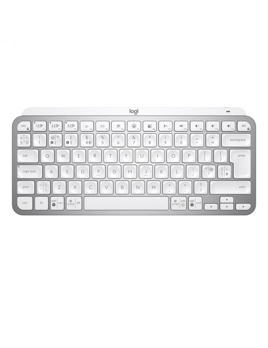 Logitech MX Keys Mini Minimalist Wireless Illuminated Keyboard tastaturi RF Wireless + Bluetooth QWERTY Englez Gri Logitech - 1