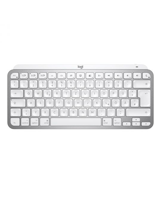 Logitech MX Keys Mini For Mac Minimalist Wireless Illuminated Keyboard tastaturi Bluetooth QWERTY Englez Gri Logitech - 1