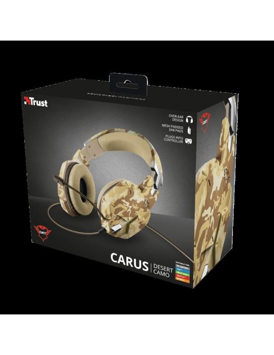 Casti cu microfon trust gxt 322d carus gaming headset - Trust - 1
