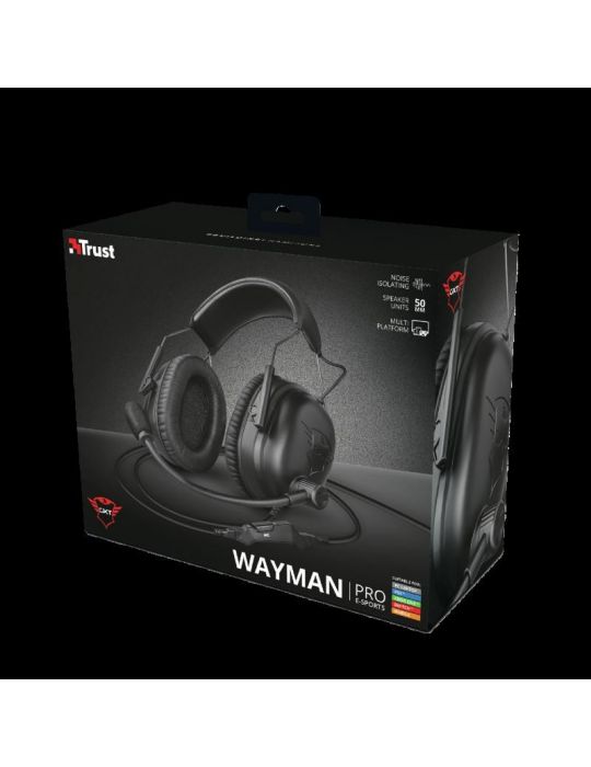 Casti cu microfon trust gxt 444 wayman pro gaming headset Trust - 1