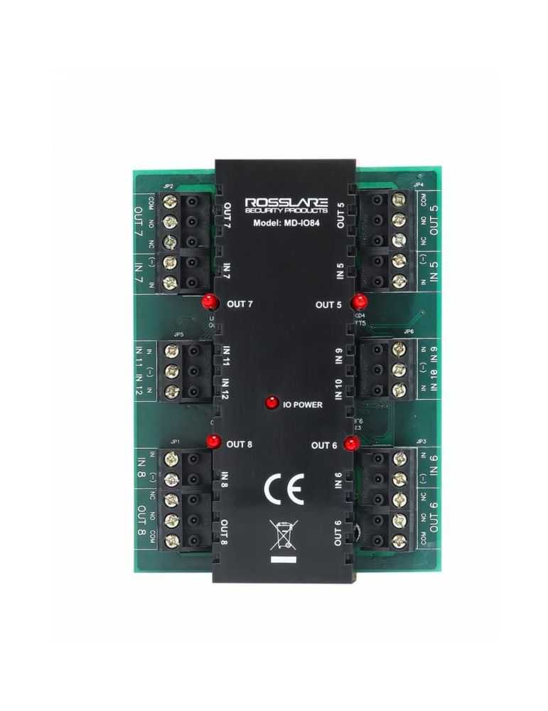 8 input (supervised eol inputs) / 4 output (4x5a) pentru