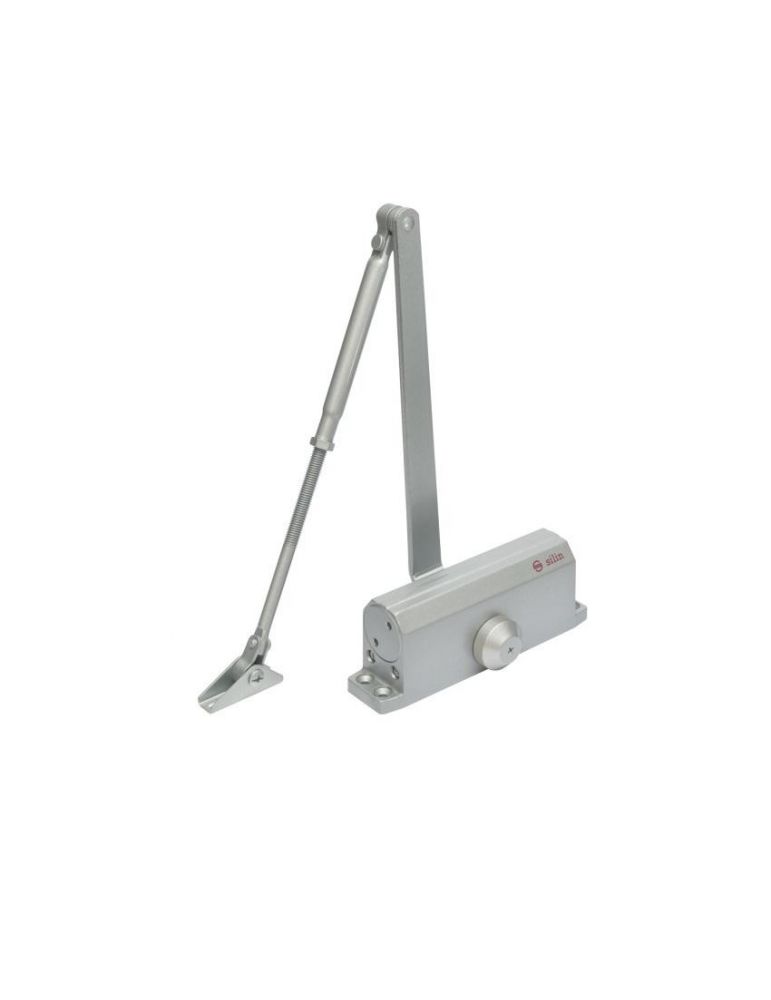 Amortizor hidraulic cu brat, SA-6033AD-SV, pentru usi 40-65kg, argintiu