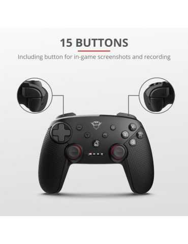 Trust gxt 1230 muta wireless controller for pc and nintendo Trust - 1