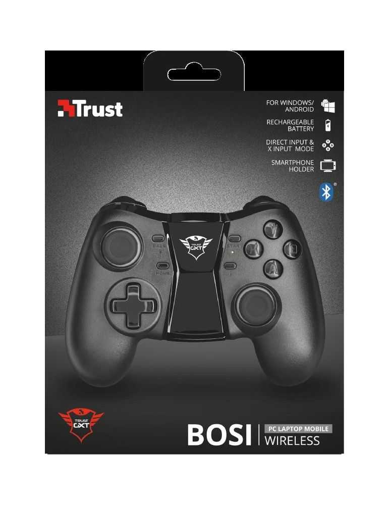 Trust gxt 590 bosi bluetooth wireless gamepad specifications general driver